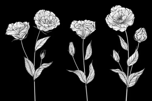 Цветок 052 (маки)